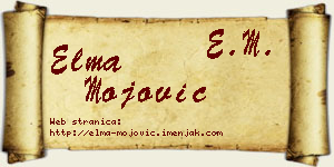 Elma Mojović vizit kartica